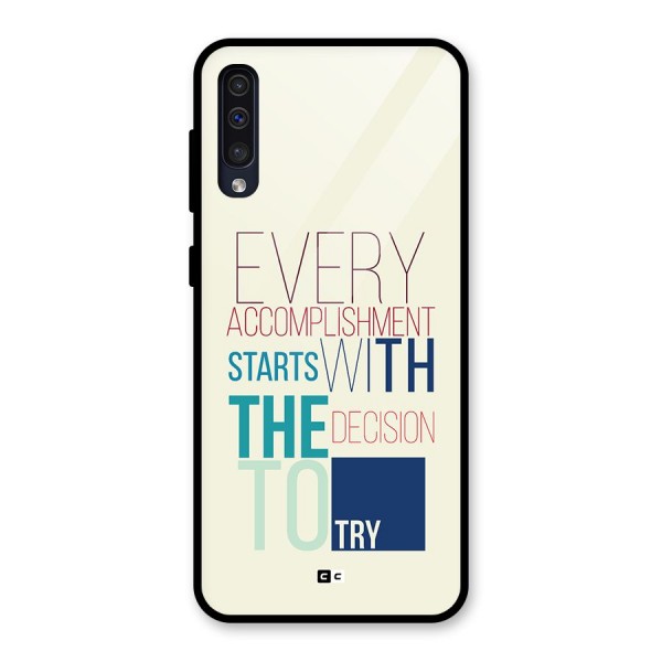 Decision To Try Glass Back Case for Galaxy A50