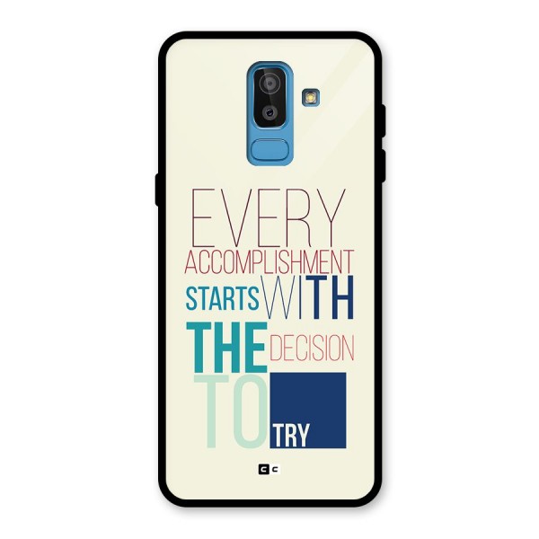 Decision To Try Glass Back Case for Galaxy J8