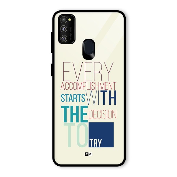 Decision To Try Glass Back Case for Galaxy M21