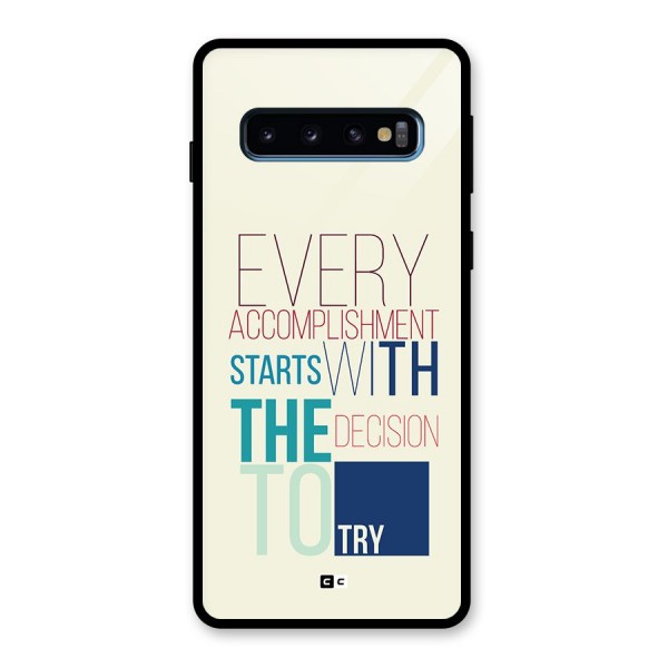 Decision To Try Glass Back Case for Galaxy S10