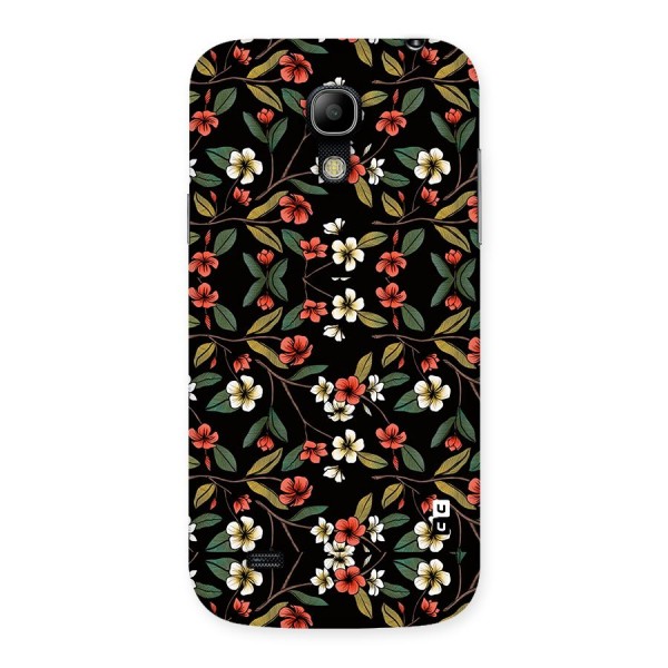 Decorative Florals Pattern Back Case for Galaxy S4 Mini
