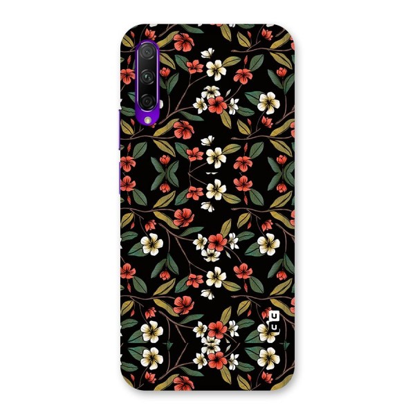 Decorative Florals Pattern Back Case for Honor 9X Pro