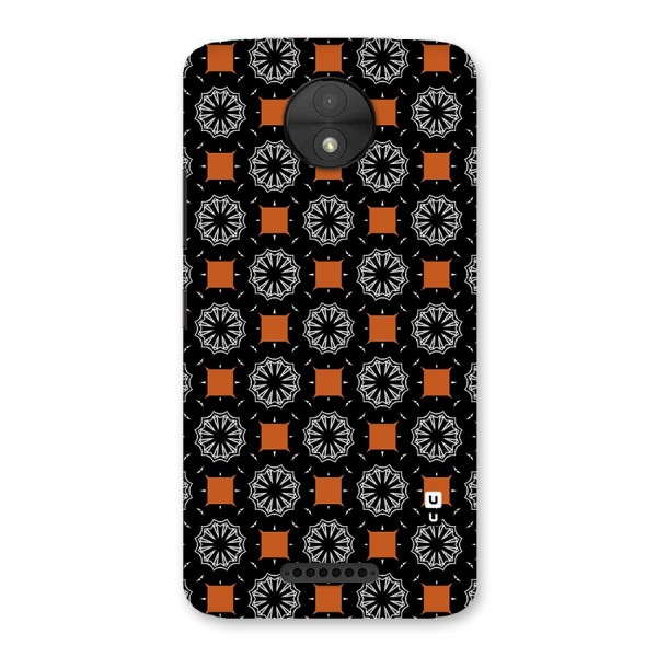 Decorative Wrapping Pattern Back Case for Moto C