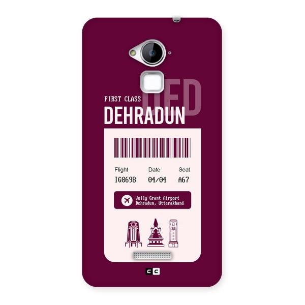 Dehradun Boarding Pass Back Case for Coolpad Note 3