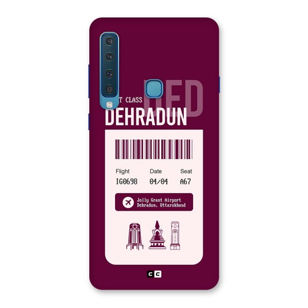 Dehradun Boarding Pass Back Case for Galaxy A9 (2018)