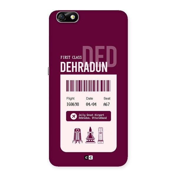 Dehradun Boarding Pass Back Case for Honor 4X