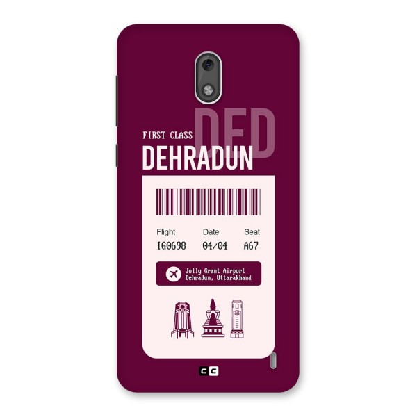 Dehradun Boarding Pass Back Case for Nokia 2