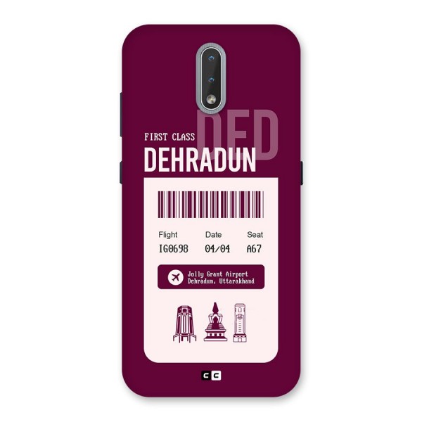 Dehradun Boarding Pass Back Case for Nokia 2.3