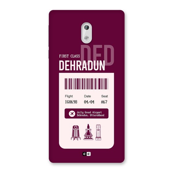 Dehradun Boarding Pass Back Case for Nokia 3