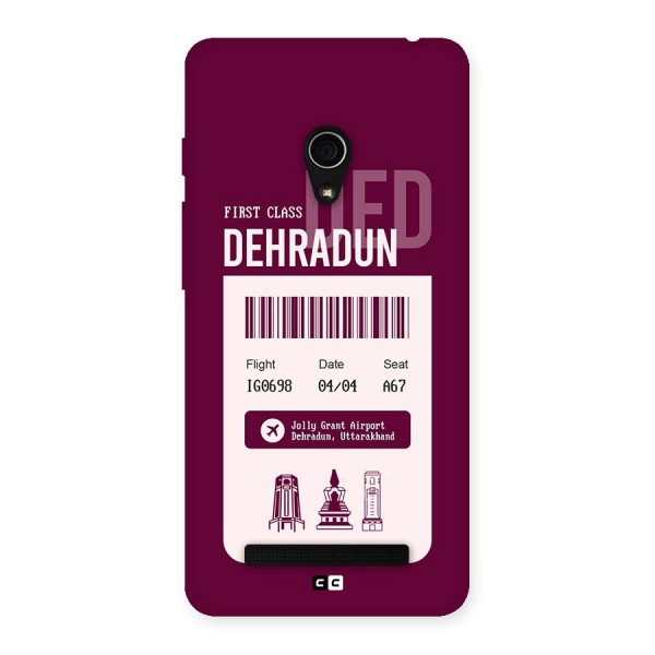 Dehradun Boarding Pass Back Case for Zenfone 5