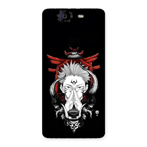 Demon King Sukuna Back Case for Canvas Knight A350