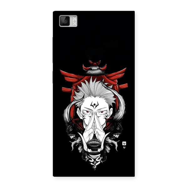 Demon King Sukuna Back Case for Mi3