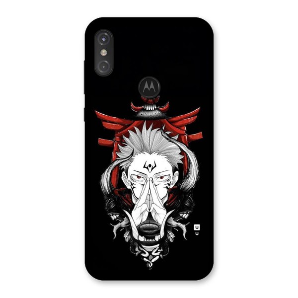 Demon King Sukuna Back Case for Motorola One Power