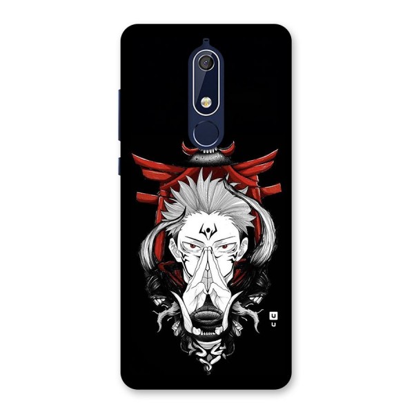 Demon King Sukuna Back Case for Nokia 5.1