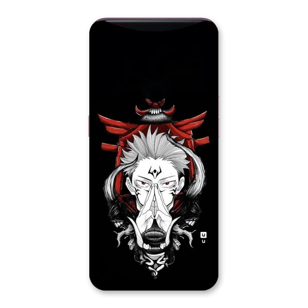 Demon King Sukuna Back Case for Oppo Find X