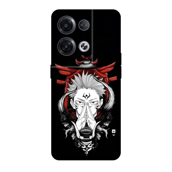 Demon King Sukuna Back Case for Oppo Reno8 Pro 5G