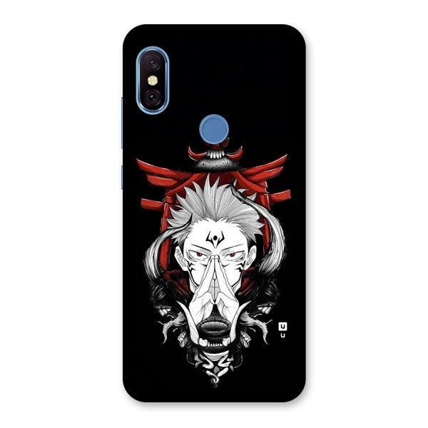 Demon King Sukuna Back Case for Redmi Note 6 Pro