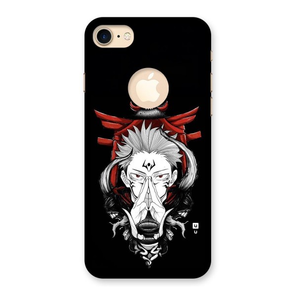 Demon King Sukuna Back Case for iPhone 8 Logo Cut