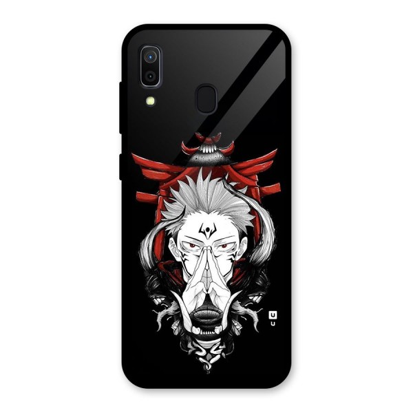 Demon King Sukuna Glass Back Case for Galaxy A30