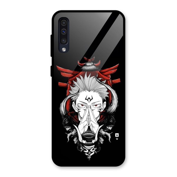 Demon King Sukuna Glass Back Case for Galaxy A50