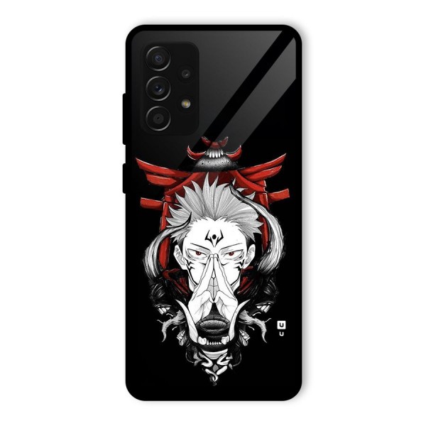 Demon King Sukuna Glass Back Case for Galaxy A53 5G