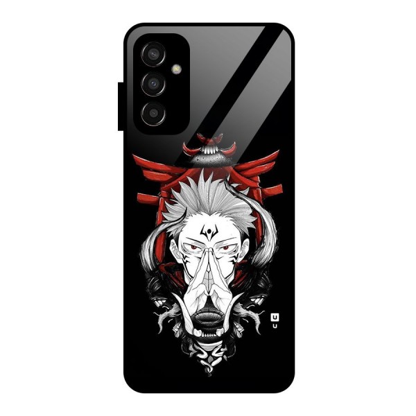 Demon King Sukuna Glass Back Case for Galaxy F13