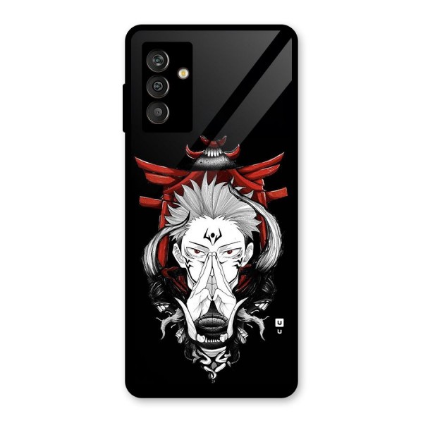 Demon King Sukuna Glass Back Case for Galaxy M13