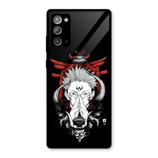 Demon King Sukuna Glass Back Case for Galaxy Note 20