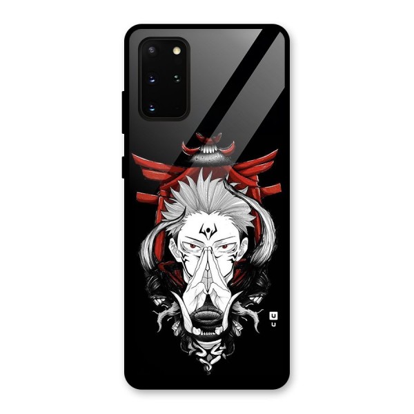 Demon King Sukuna Glass Back Case for Galaxy S20 Plus