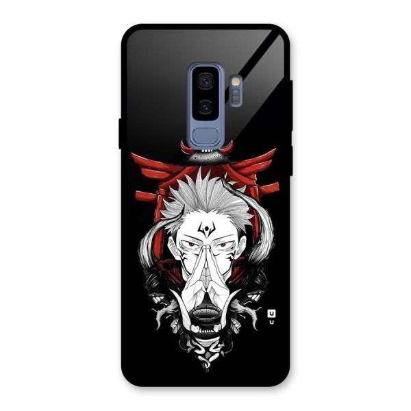 Demon King Sukuna Glass Back Case for Galaxy S9 Plus