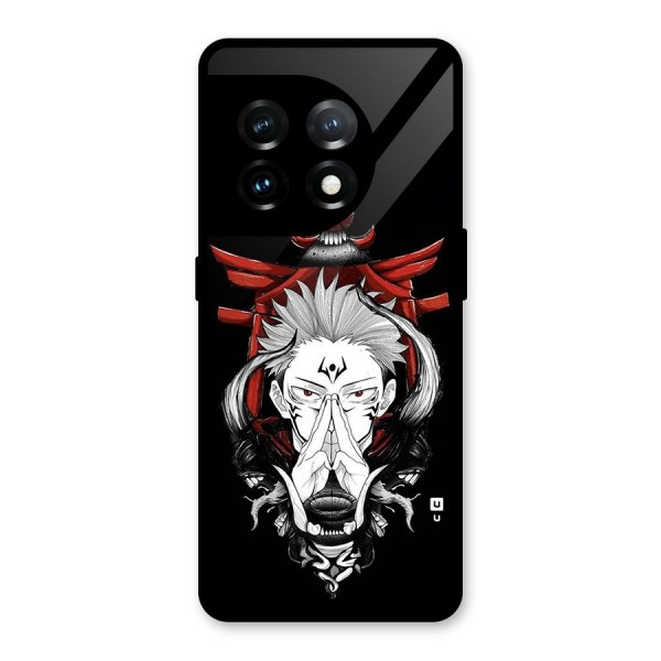 Demon King Sukuna Glass Back Case for OnePlus 11