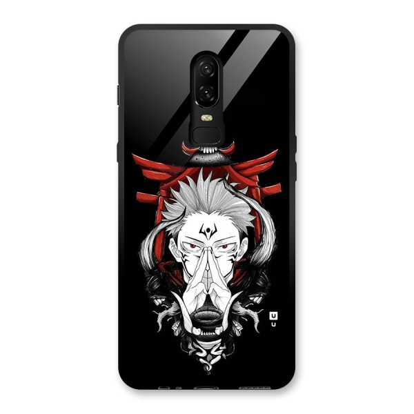 Demon King Sukuna Glass Back Case for OnePlus 6