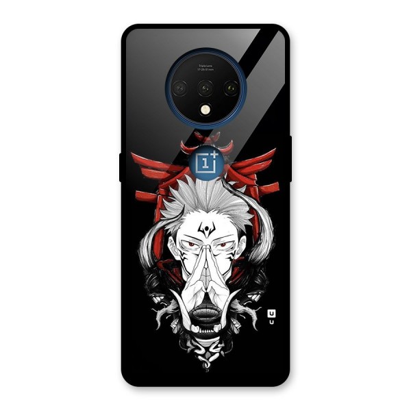 Demon King Sukuna Glass Back Case for OnePlus 7T