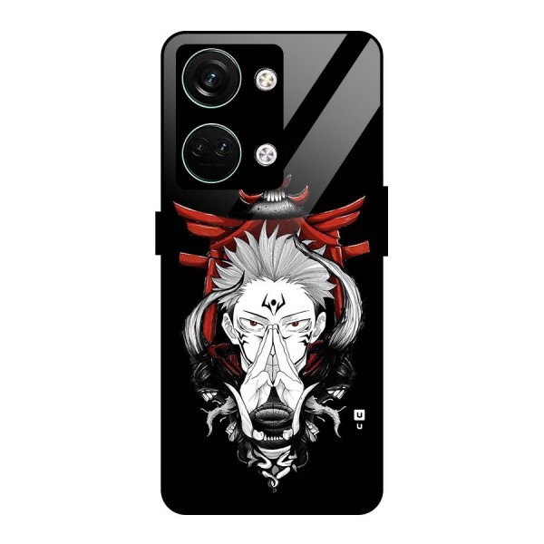 Demon King Sukuna Glass Back Case for Oneplus Nord 3