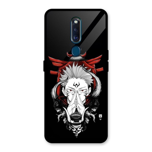 Demon King Sukuna Glass Back Case for Oppo F11 Pro