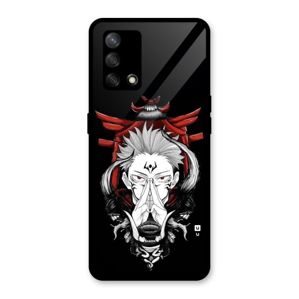 Demon King Sukuna Glass Back Case for Oppo F19