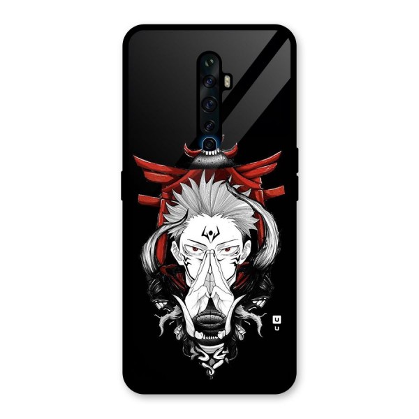 Demon King Sukuna Glass Back Case for Oppo Reno2 F