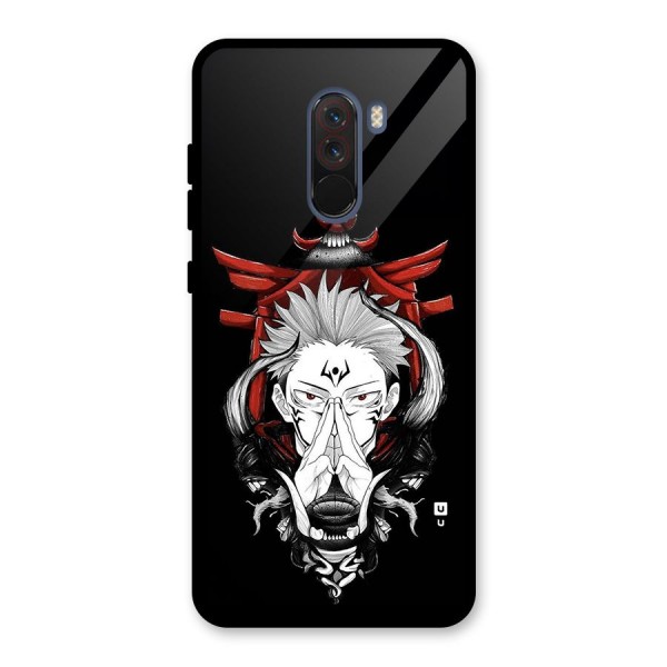 Demon King Sukuna Glass Back Case for Poco F1