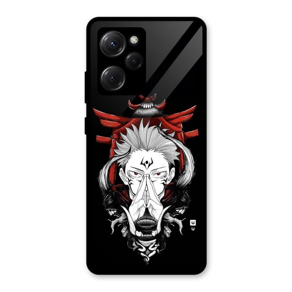 Demon King Sukuna Glass Back Case for Poco X5 Pro