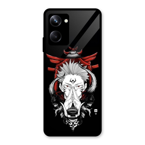 Demon King Sukuna Glass Back Case for Realme 10 Pro