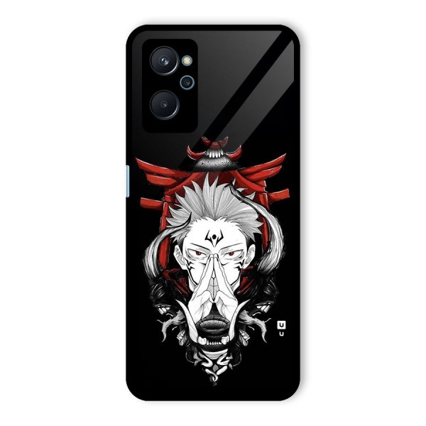 Demon King Sukuna Glass Back Case for Realme 9i