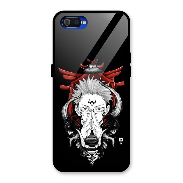 Demon King Sukuna Glass Back Case for Realme C2