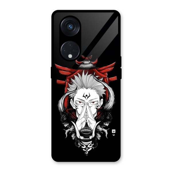 Demon King Sukuna Glass Back Case for Reno8 T 5G