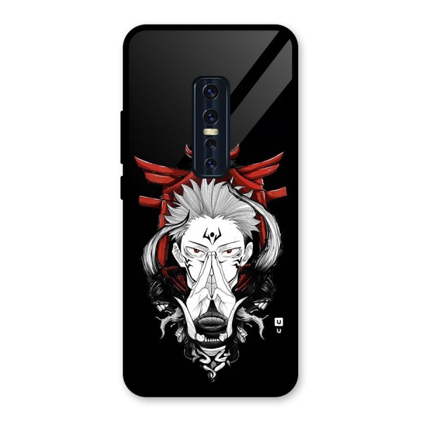 Demon King Sukuna Glass Back Case for Vivo V17 Pro