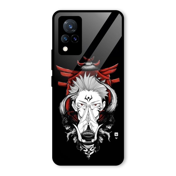 Demon King Sukuna Glass Back Case for Vivo V21 5G