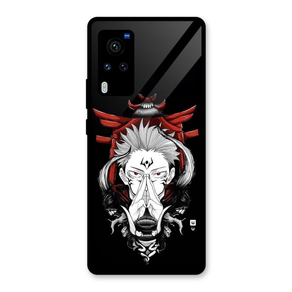 Demon King Sukuna Glass Back Case for Vivo X60 Pro