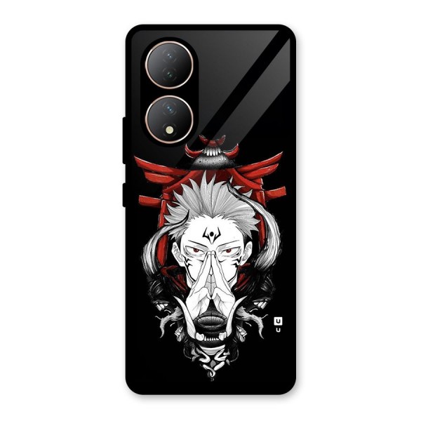 Demon King Sukuna Glass Back Case for Vivo Y100