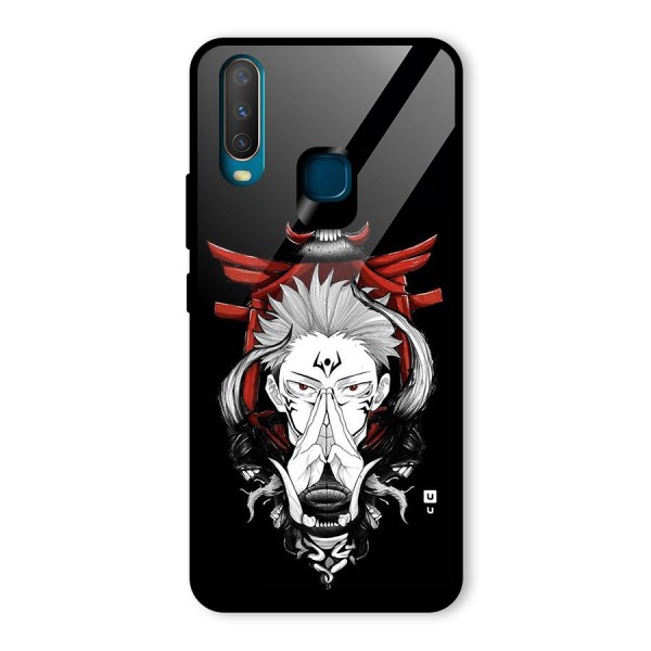 Demon King Sukuna Glass Back Case for Vivo Y12