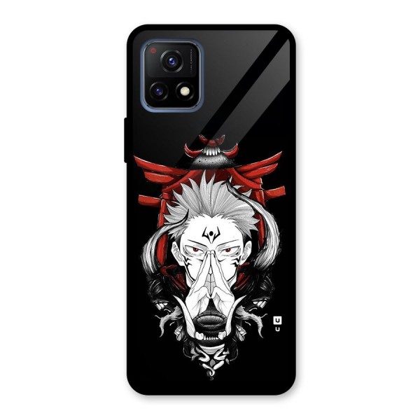 Demon King Sukuna Glass Back Case for Vivo Y72 5G