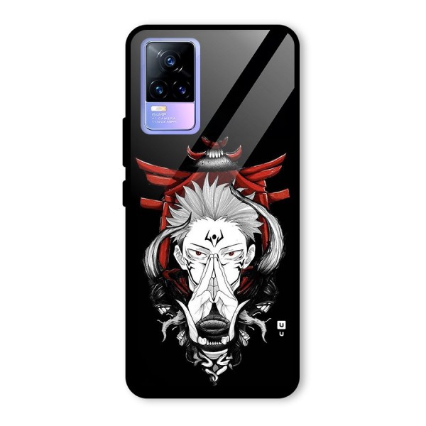 Demon King Sukuna Glass Back Case for Vivo Y73